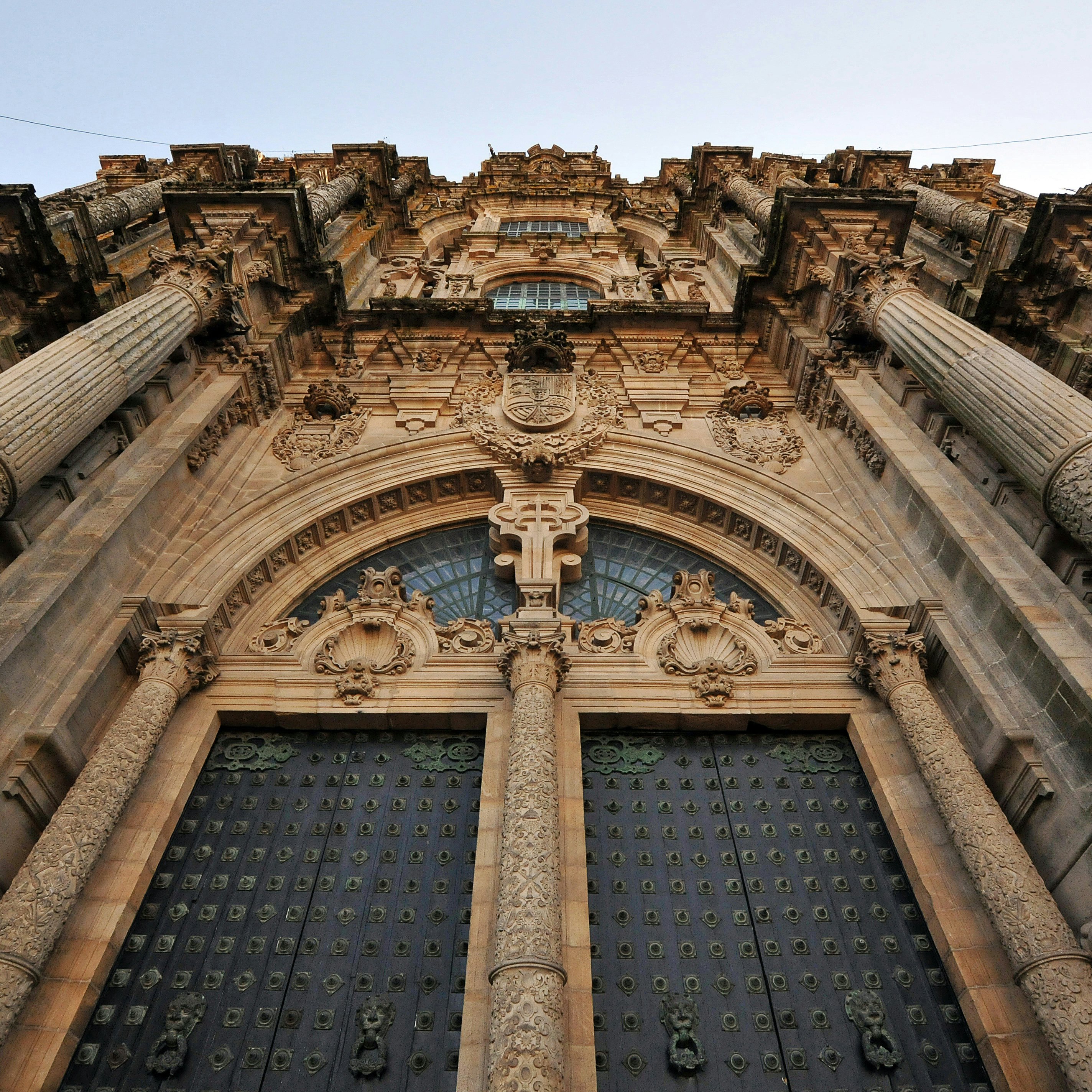 Main door of cathedral, Santiago de Compostela